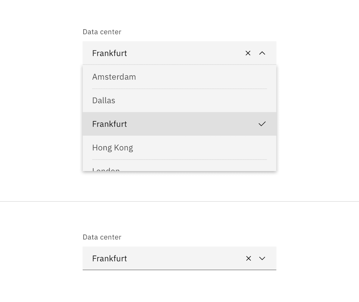 Fixed combo box selected state.